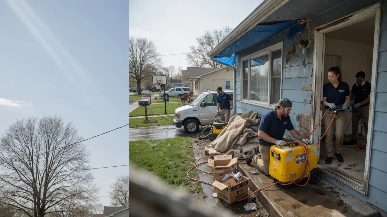 Basement Flood Cleanup in Centerville, IN near me